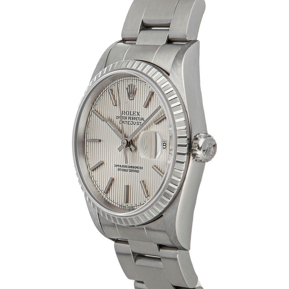 

Rolex Silver Stainless Steel Datejust