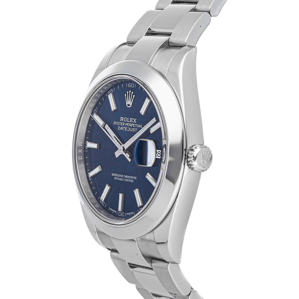 

Rolex Blue Stainless Steel Datejust