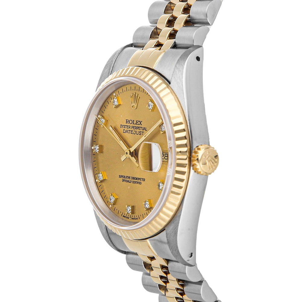 

Rolex Champagne Diamonds, Gold