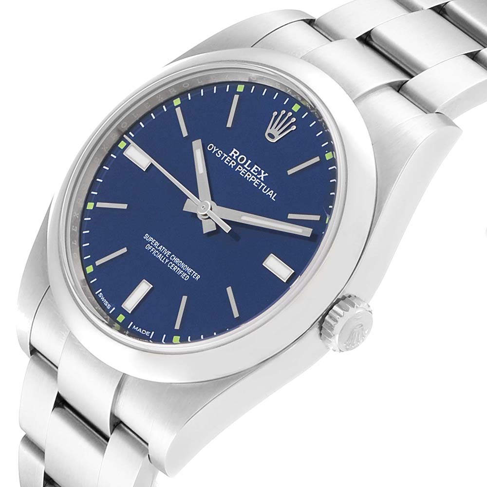 

Rolex Blue Stainless Steel Oyster Perpetual