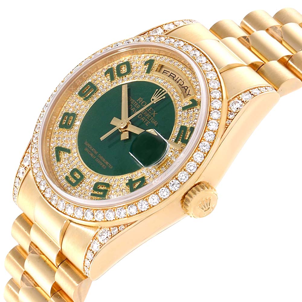 

Rolex Enamel Green Diamond