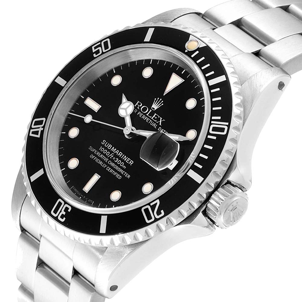 

Rolex Black Stainless Steel Submariner Date