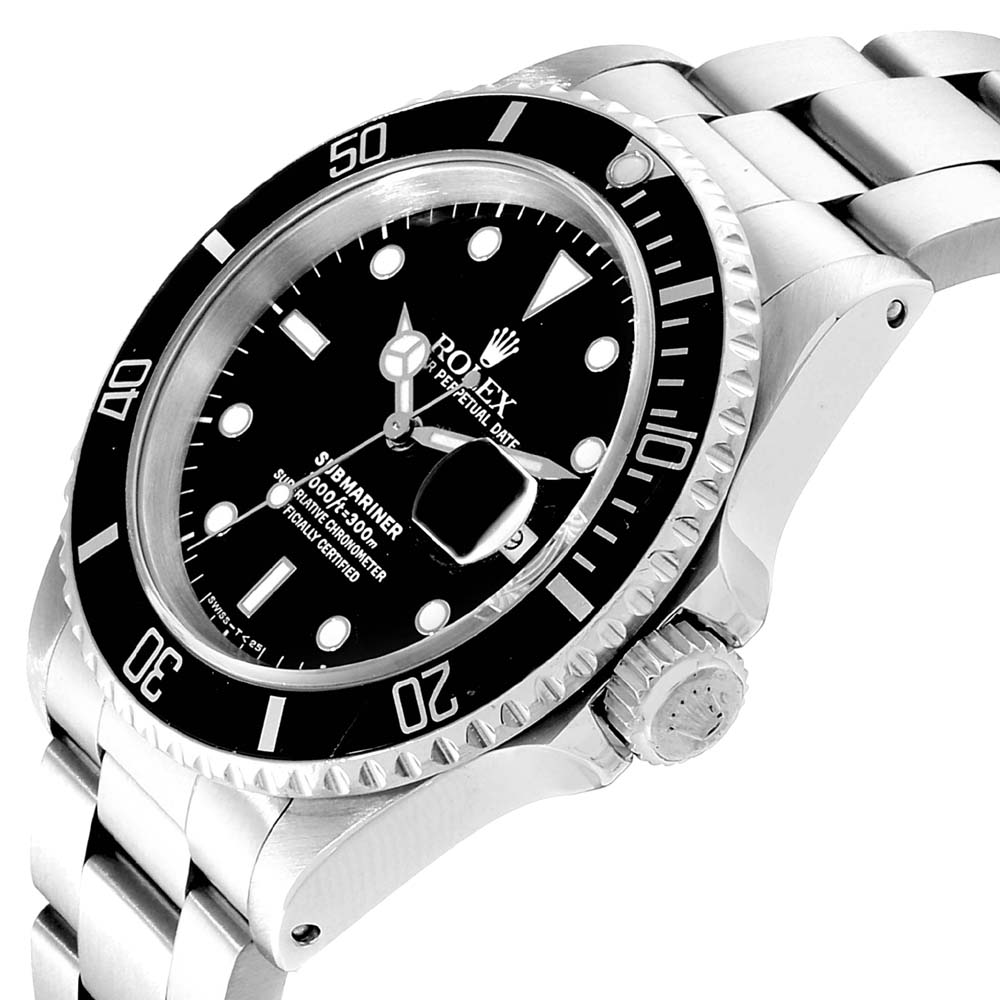 

Rolex Black Stainless Steel Submariner Date