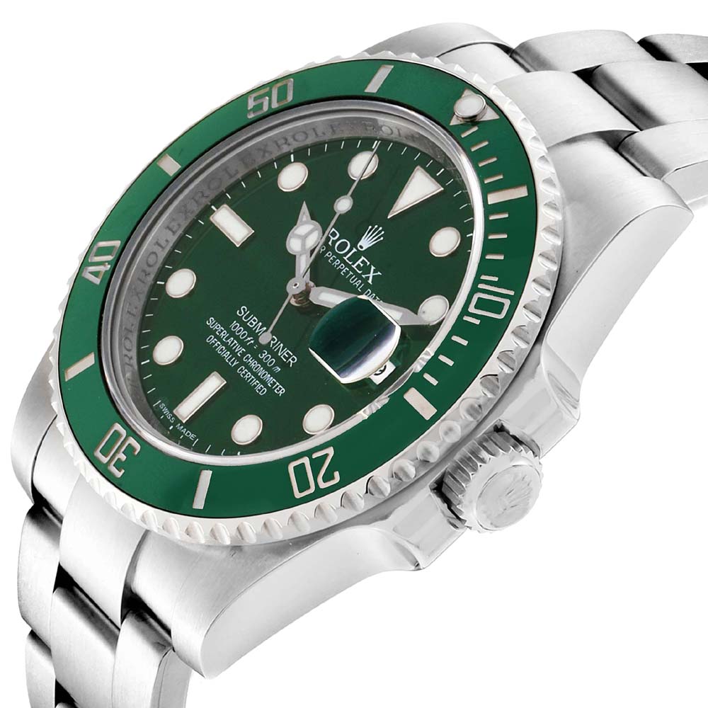 

Rolex Green Stainless Steel Submariner Hulk