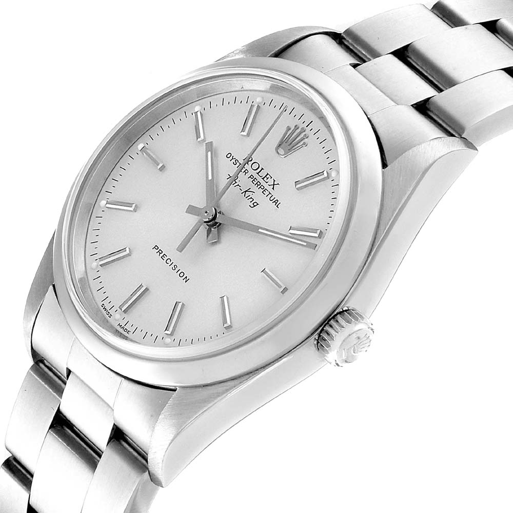 

Rolex Silver Stainless Steel Air-King
