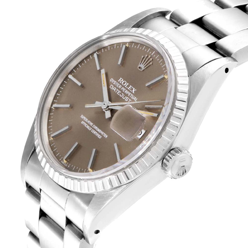 

Rolex Bronze Stainless Steel Datejust, Brown