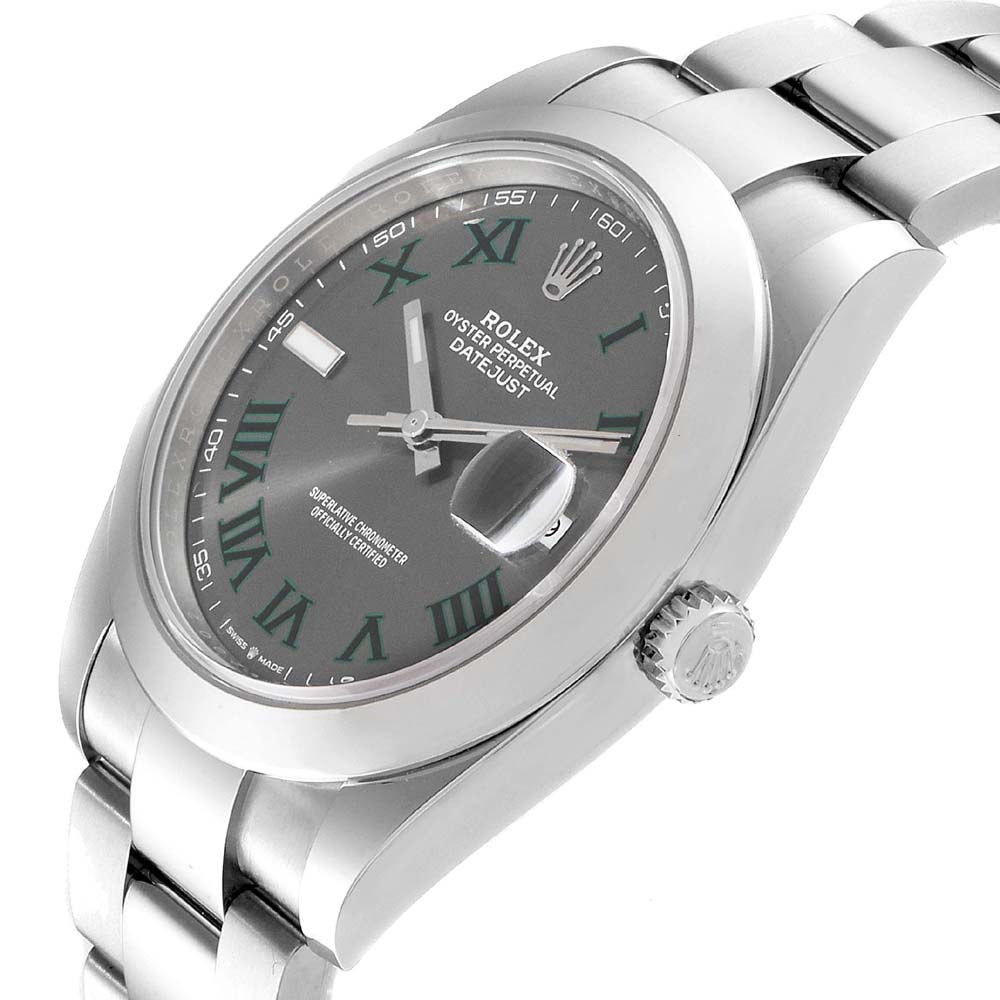 

Rolex Gray Stainless Steel Datejust, Grey