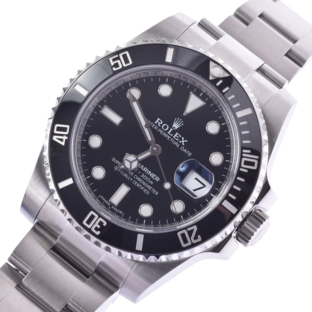 

Rolex Black Stainless Steel Submariner