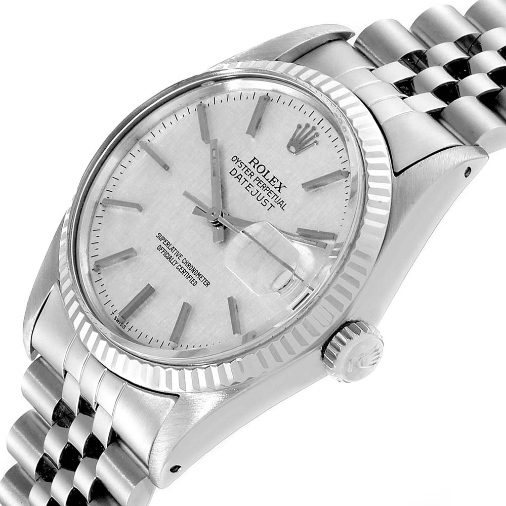 

Rolex Silver Linen