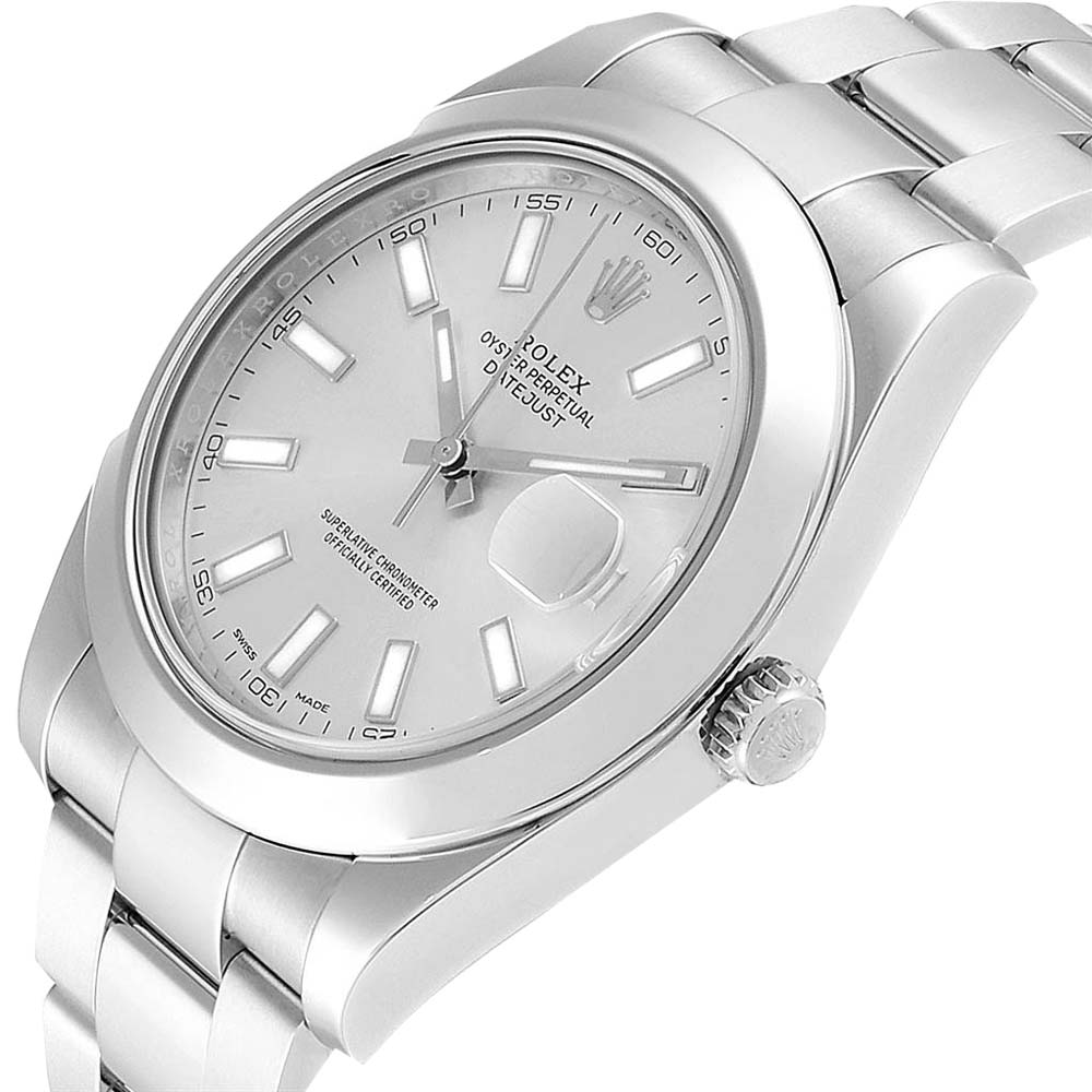 

Rolex Silver Stainless Steel Datejust II
