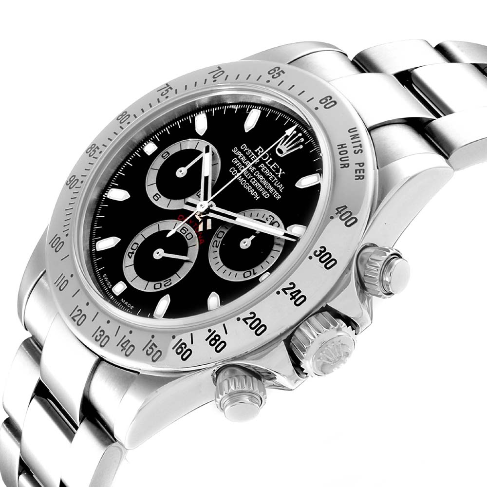 

Rolex Black Stainless Steel Daytona