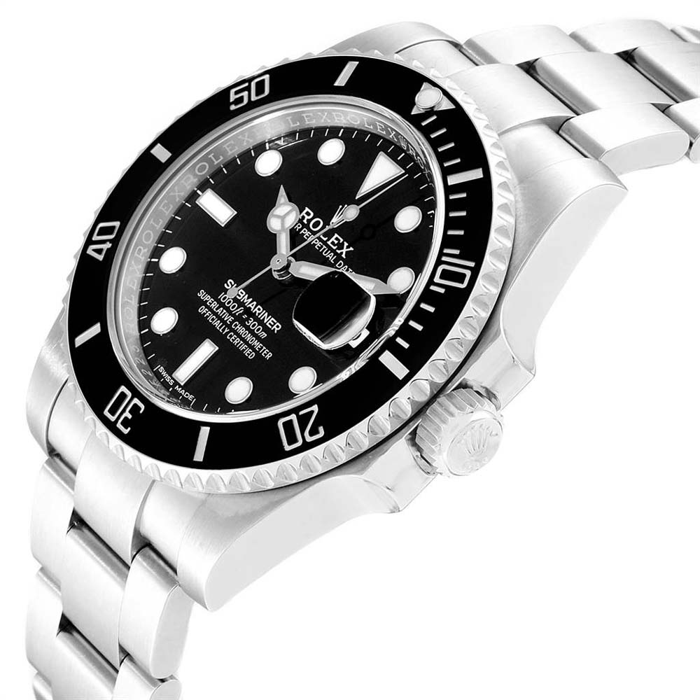 

Rolex Black Stainless Steel Submariner