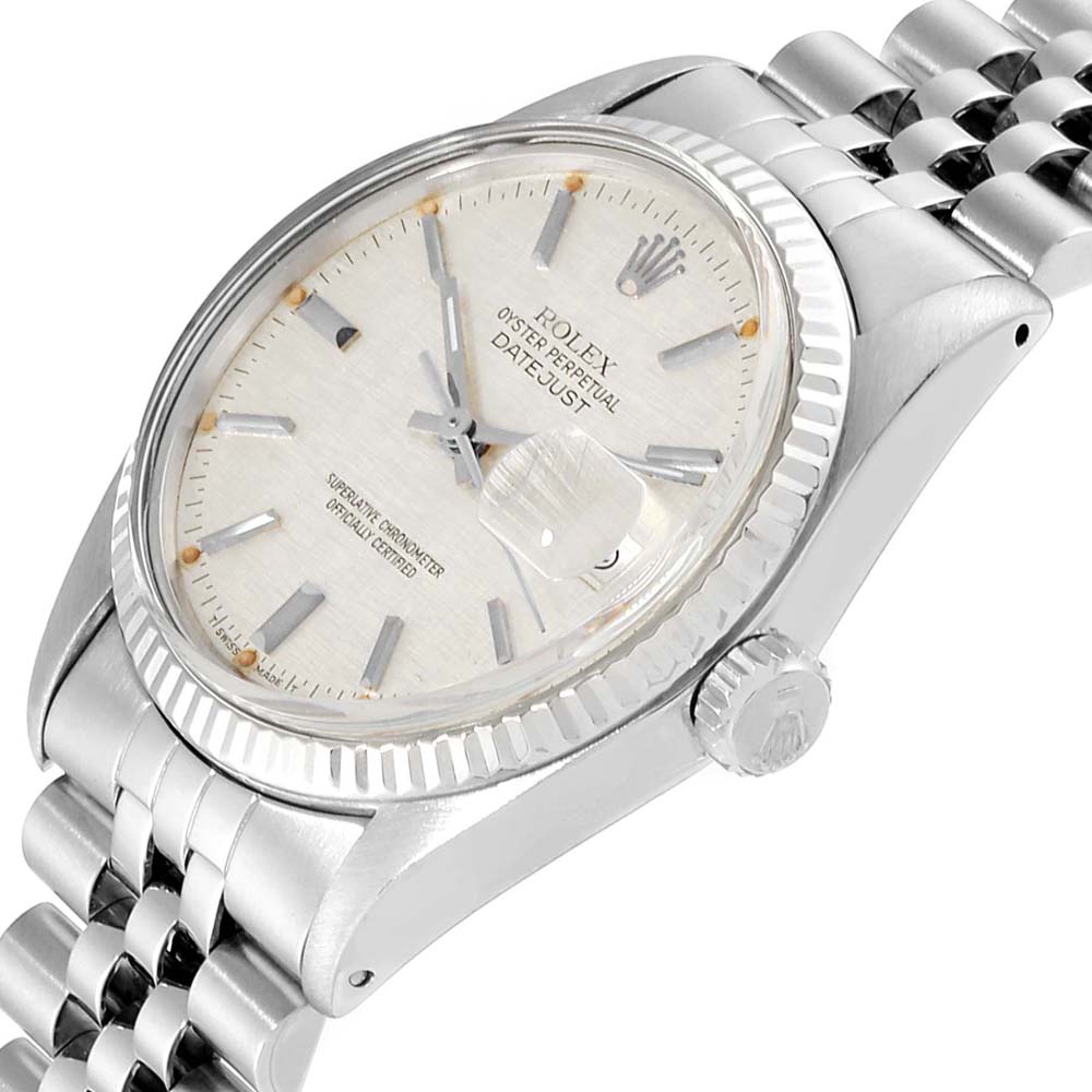 

Rolex Silver Linen
