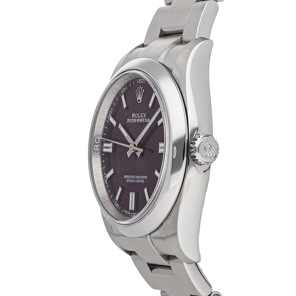 

Rolex Red Stainless Steel Oyster Perpetual