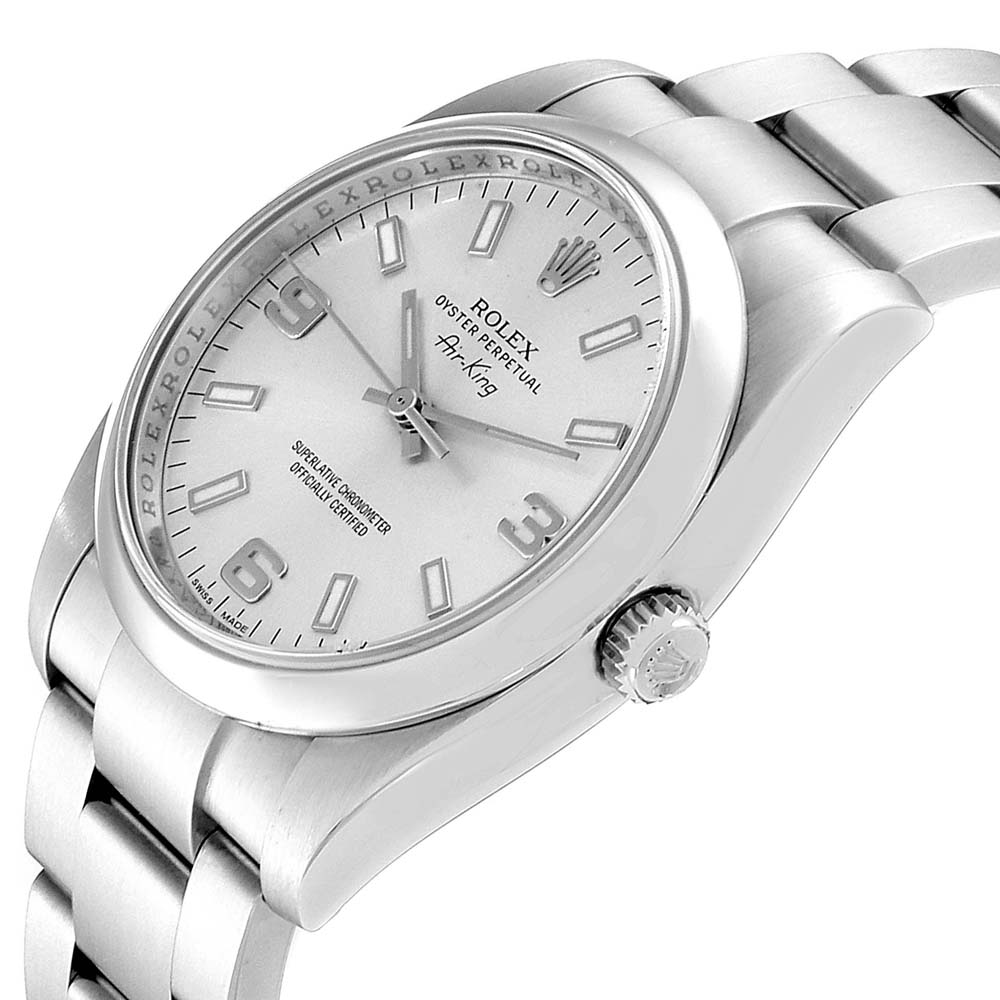 

Rolex Silver Stanless Steel Air King