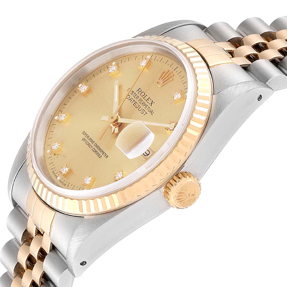 

Rolex Champagne Diamonds, Gold