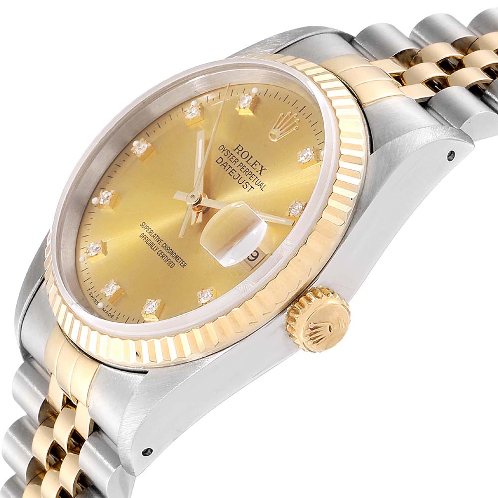 

Rolex Champagne Diamonds, Gold
