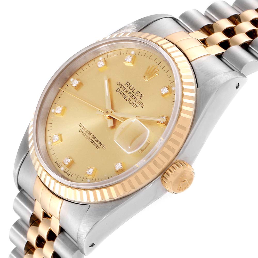 

Rolex Champagne Diamonds, Gold