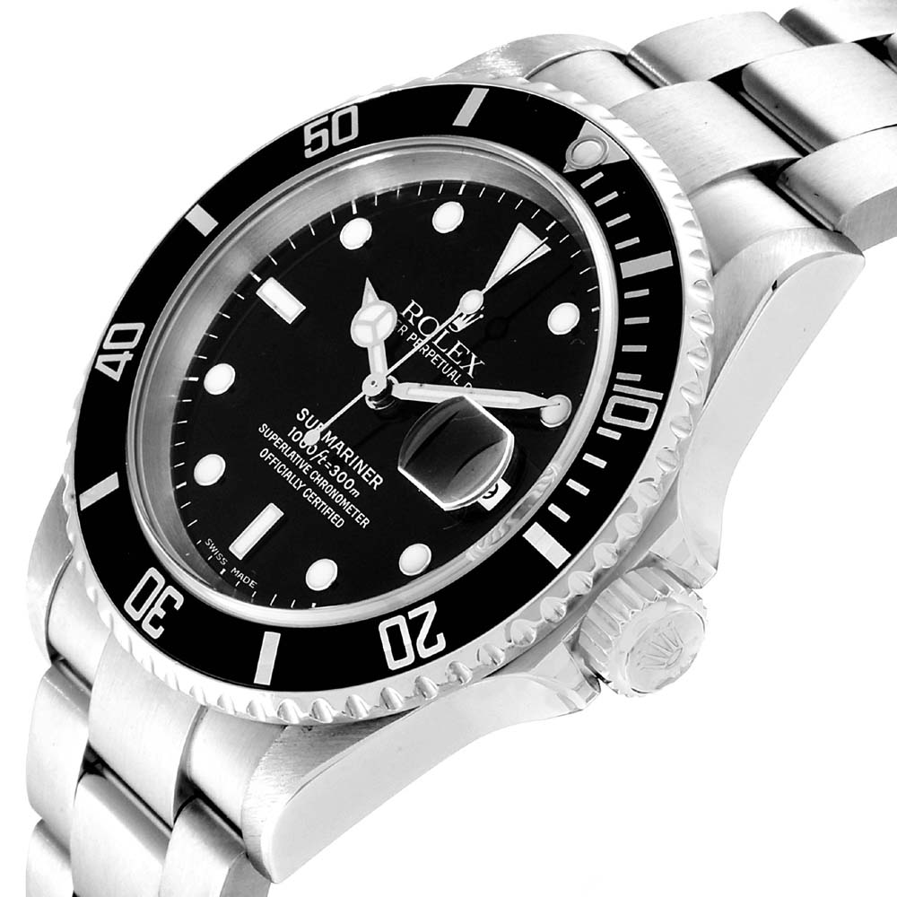 

Rolex Black Stainless Steel Submariner Date