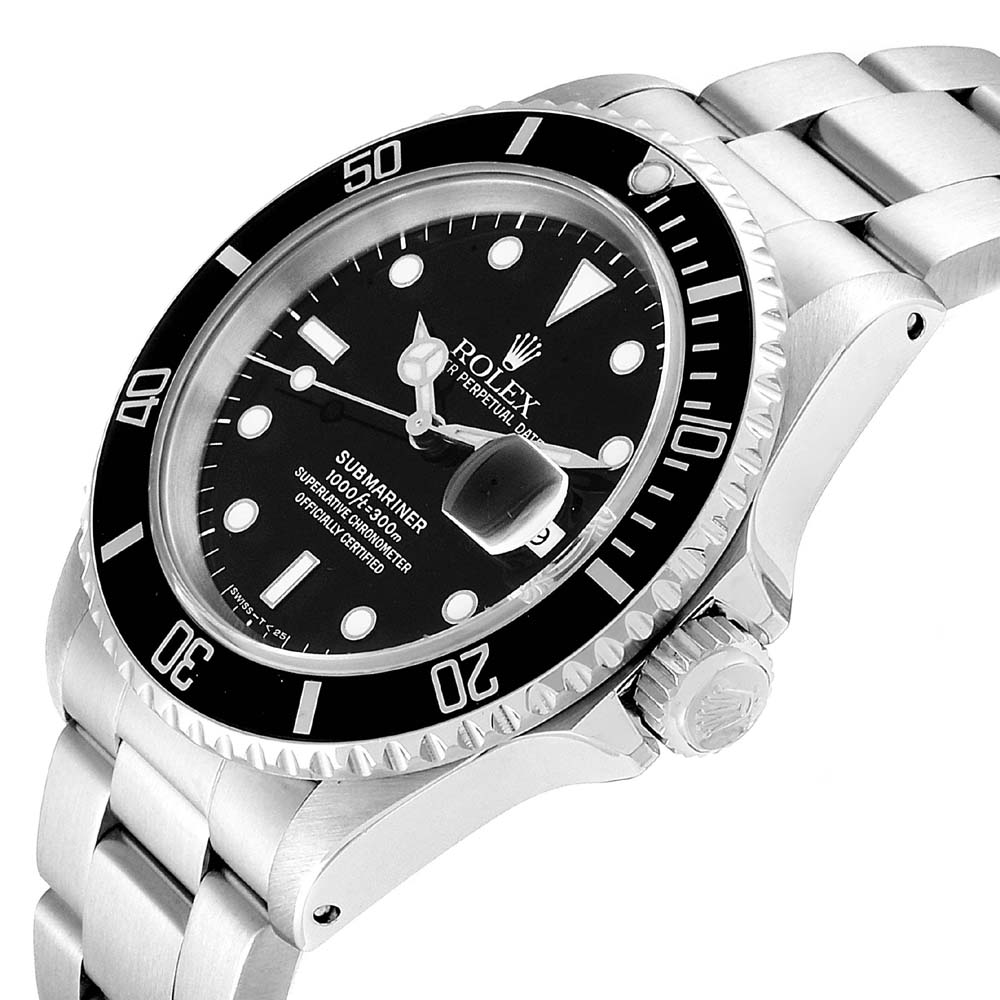

Rolex Black Stainless Steel Submariner Date