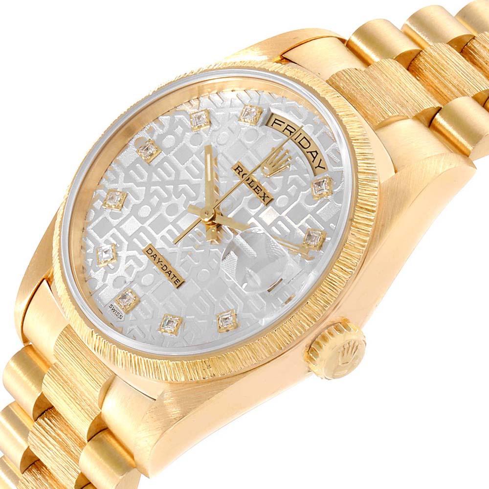 

Rolex Silver Diamonds