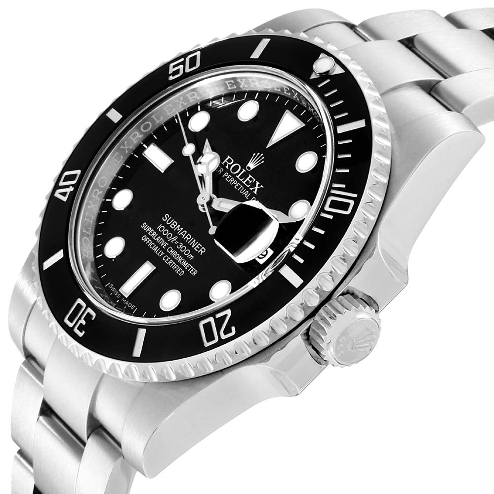 

Rolex Black Stainless Steel Submariner