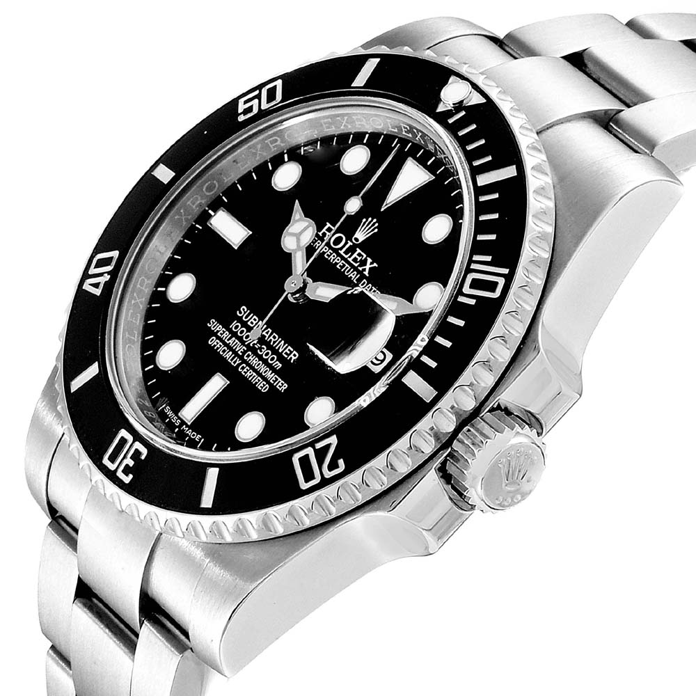 

Rolex Black Stainless Steel Submariner