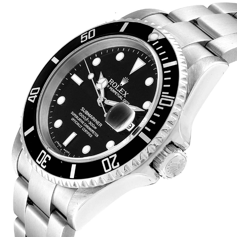 

Rolex Black Stainless Steel Submariner Date
