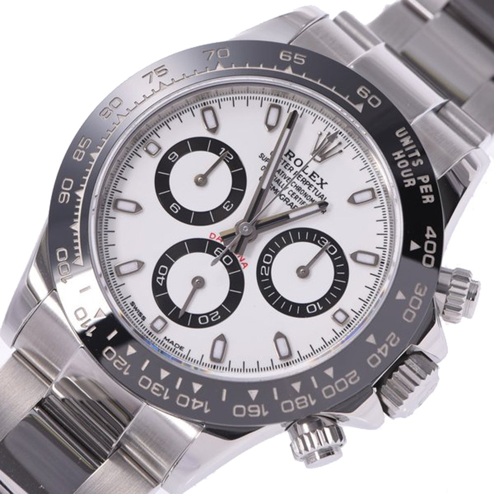 

Rolex White Stainless Steel Daytona