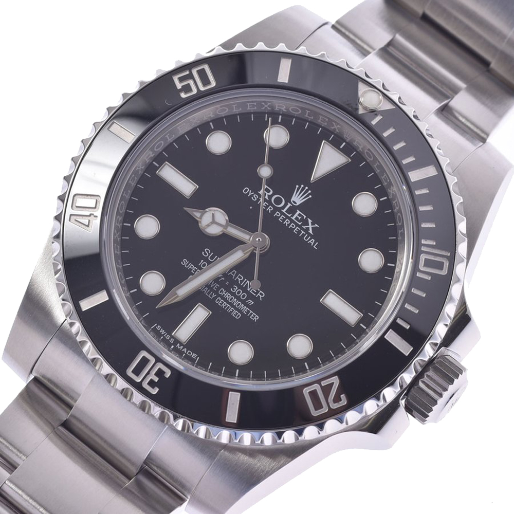

Rolex Black Stainless Steel Submariner