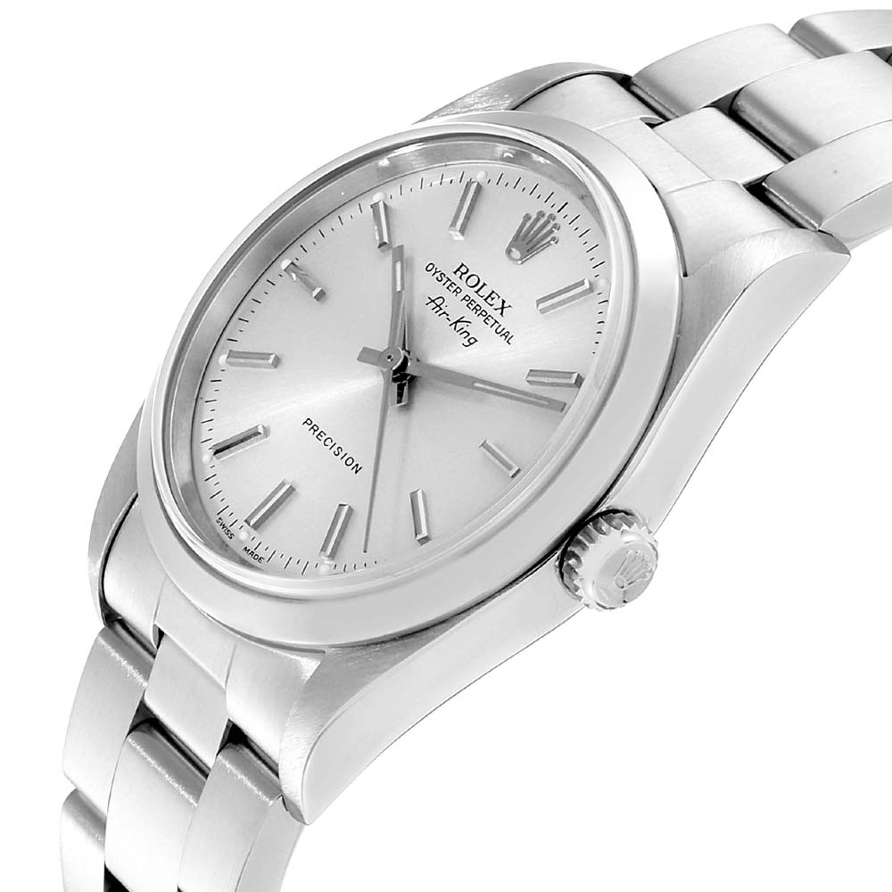 

Rolex Silver Stainless Steel Air King