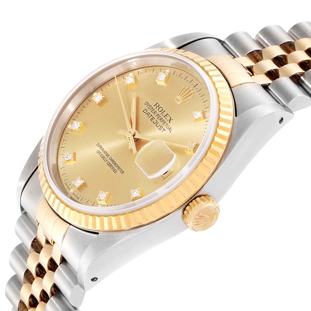 

Rolex Champagne Diamonds, Gold