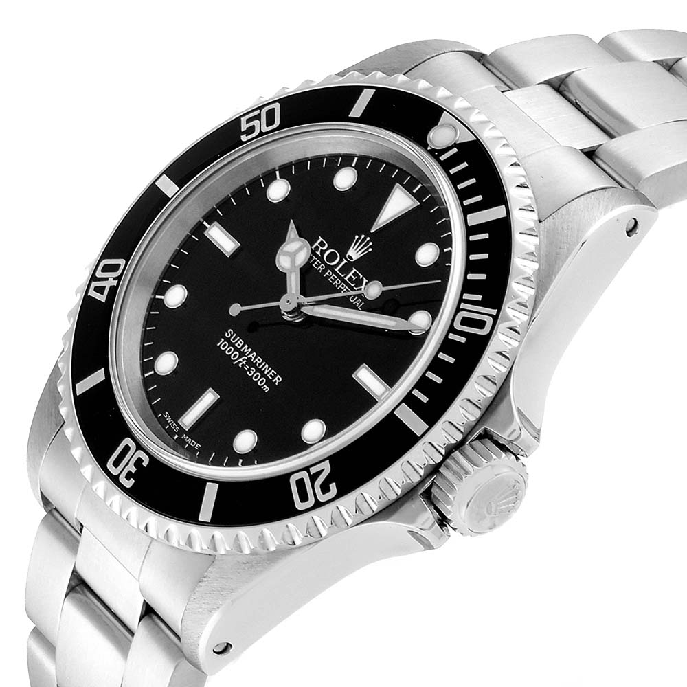 

Rolex Black Stainless Steel Submariner