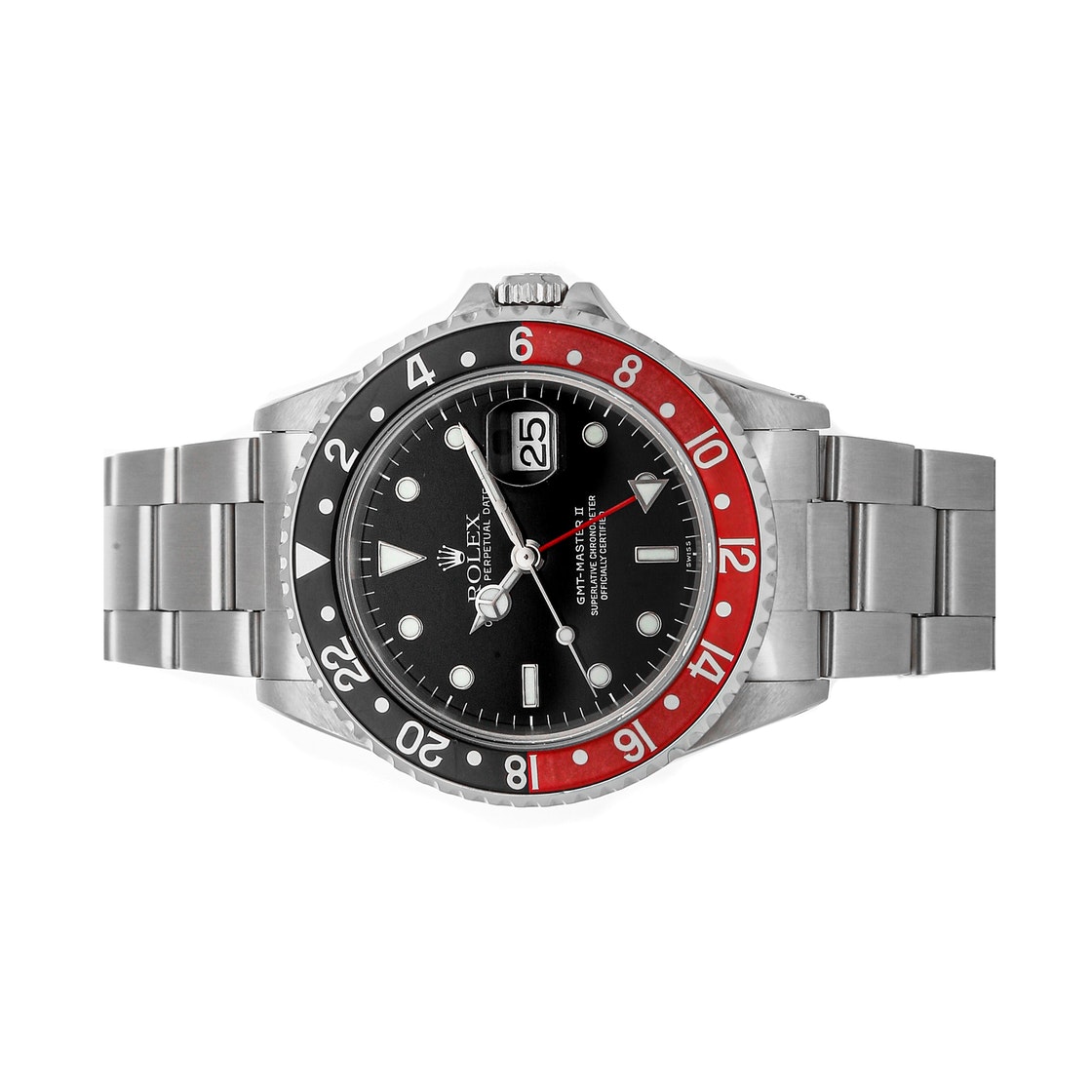 

Rolex Black Stainless Steel GMT-Master II "Coke