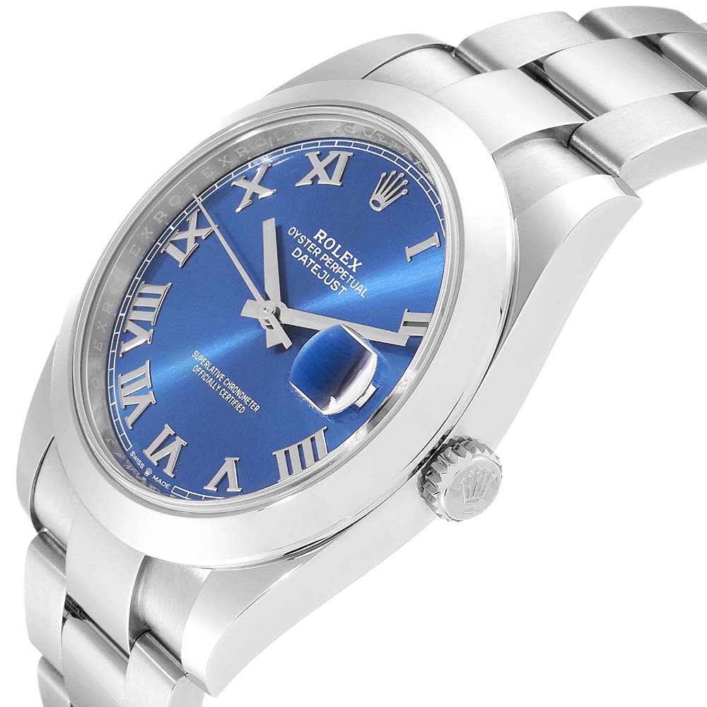 

Rolex Blue Stainless Steel Datejust II