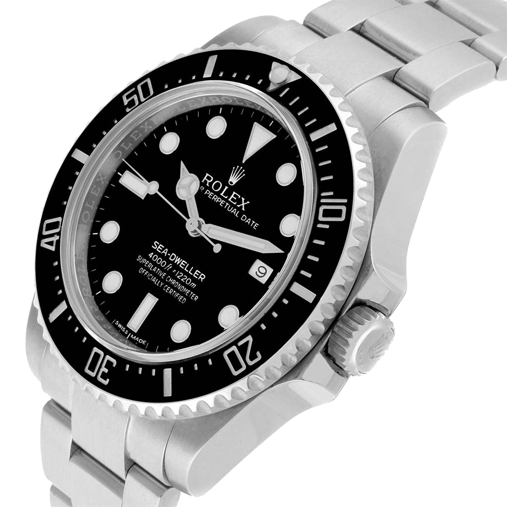 

Rolex Black Stainless Steel Seadweller