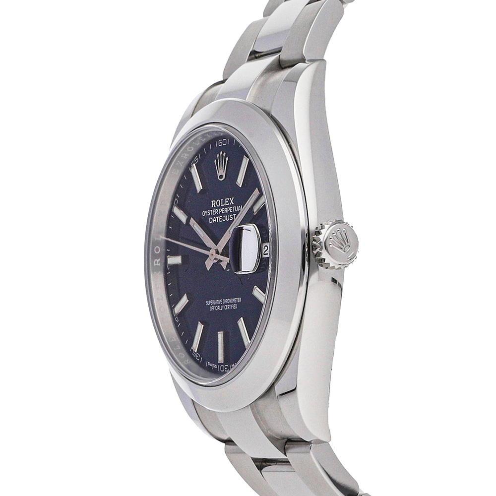 

Rolex Blue Stainless Steel Datejust