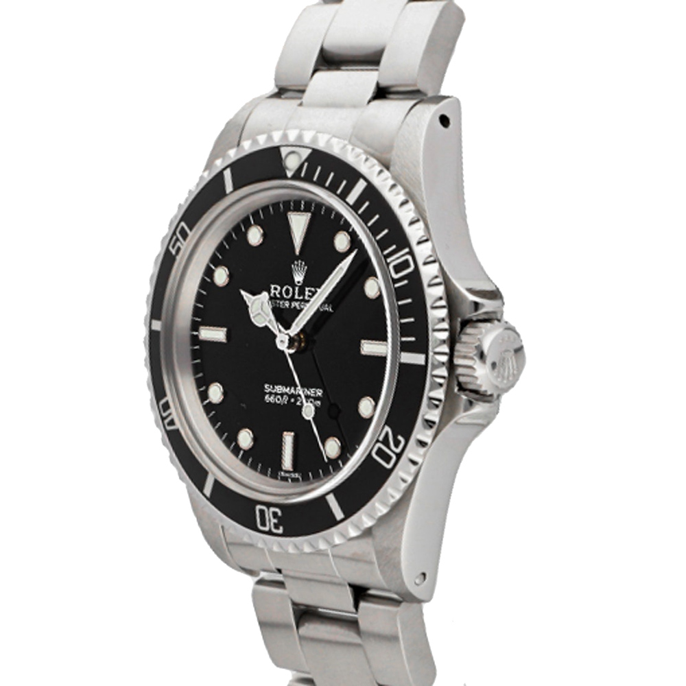 

Rolex Black Stainless Steel Submariner