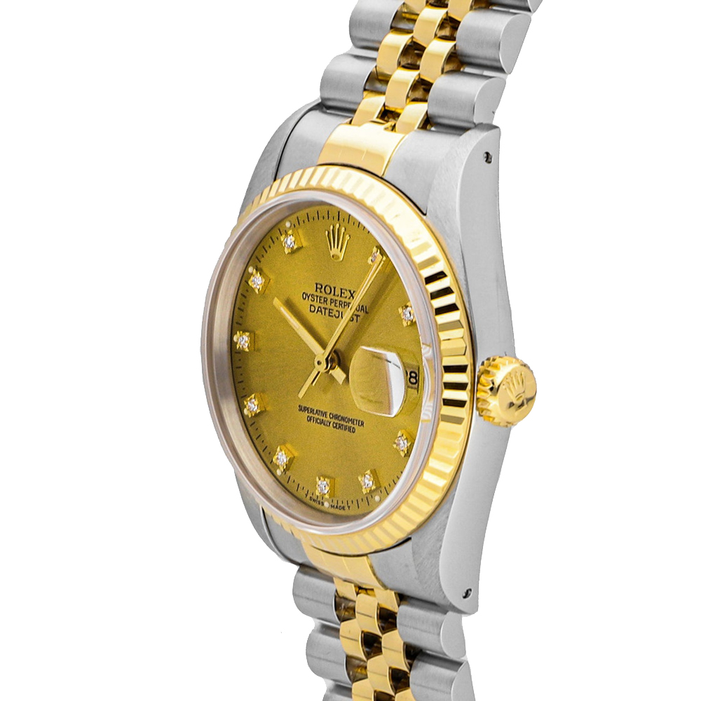 

Rolex Champagne Diamonds, Gold