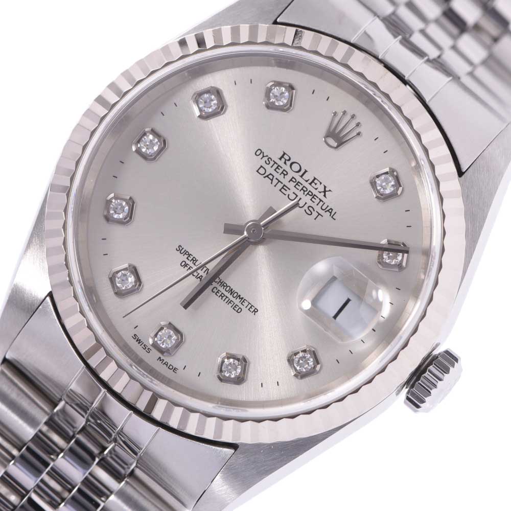 

Rolex Silver Diamonds