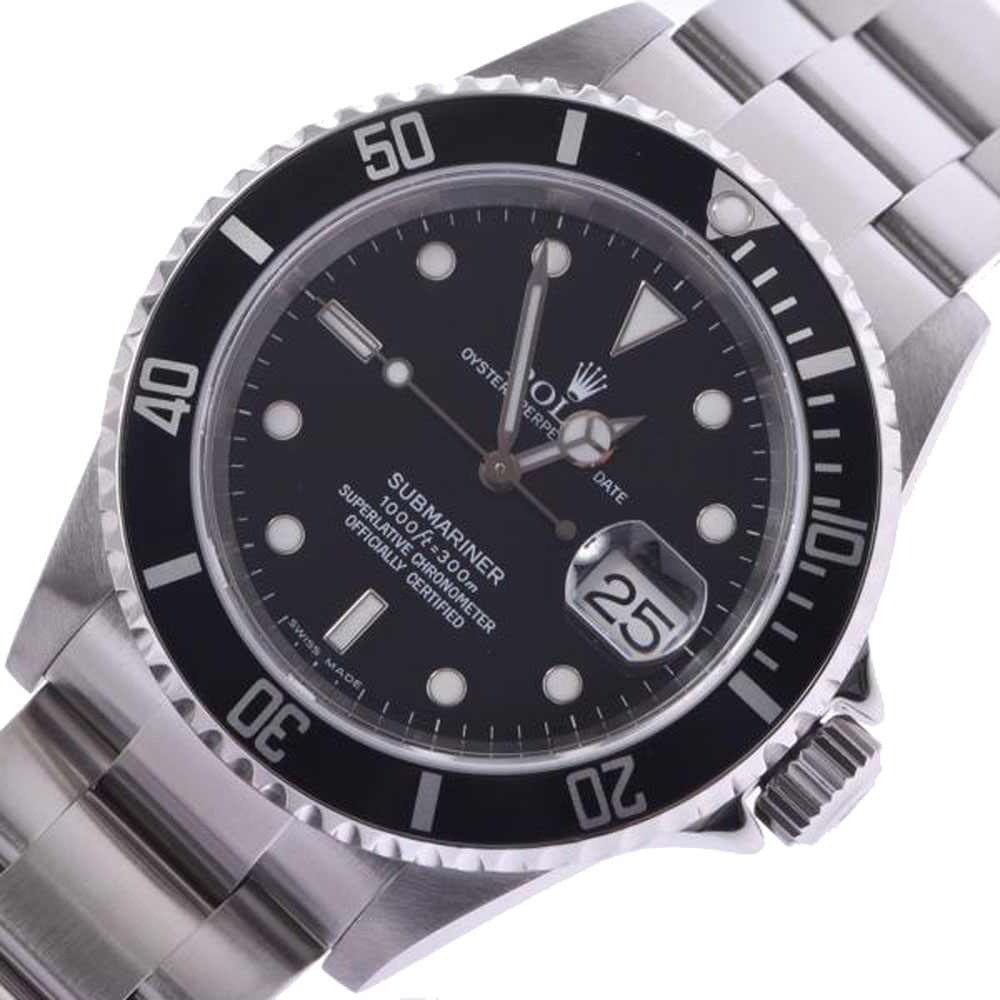 

Rolex Black Stainless Steel Submarine