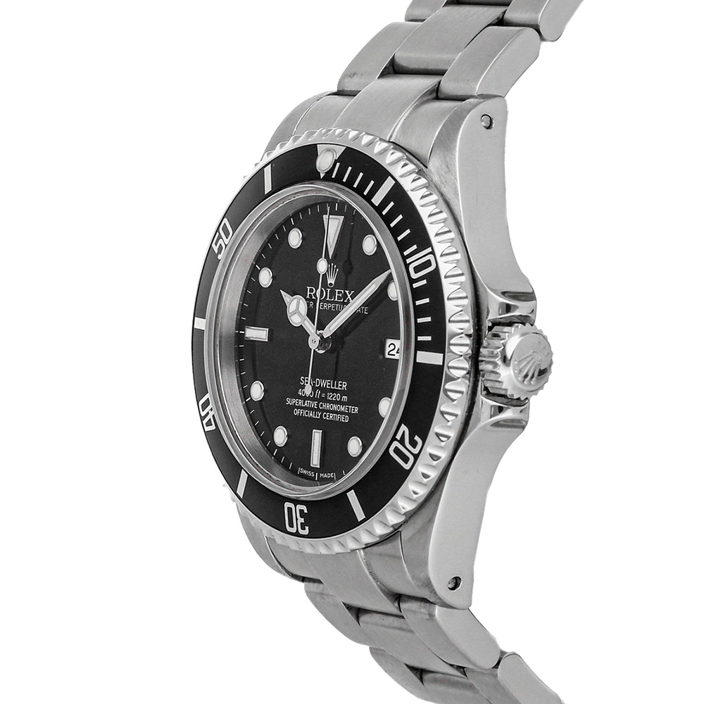 

Rolex Black Stainless Steel Sea-Dweller