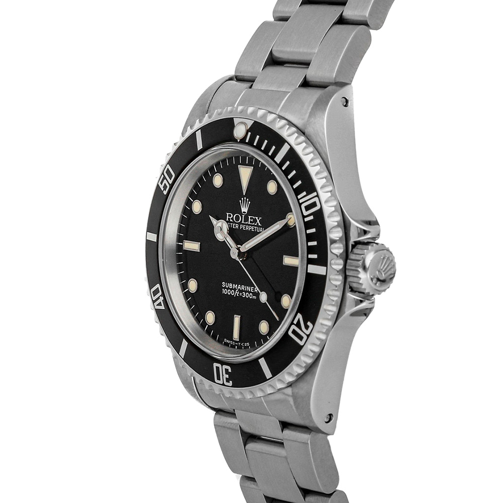 

Rolex Black Stainless Steel Submariner