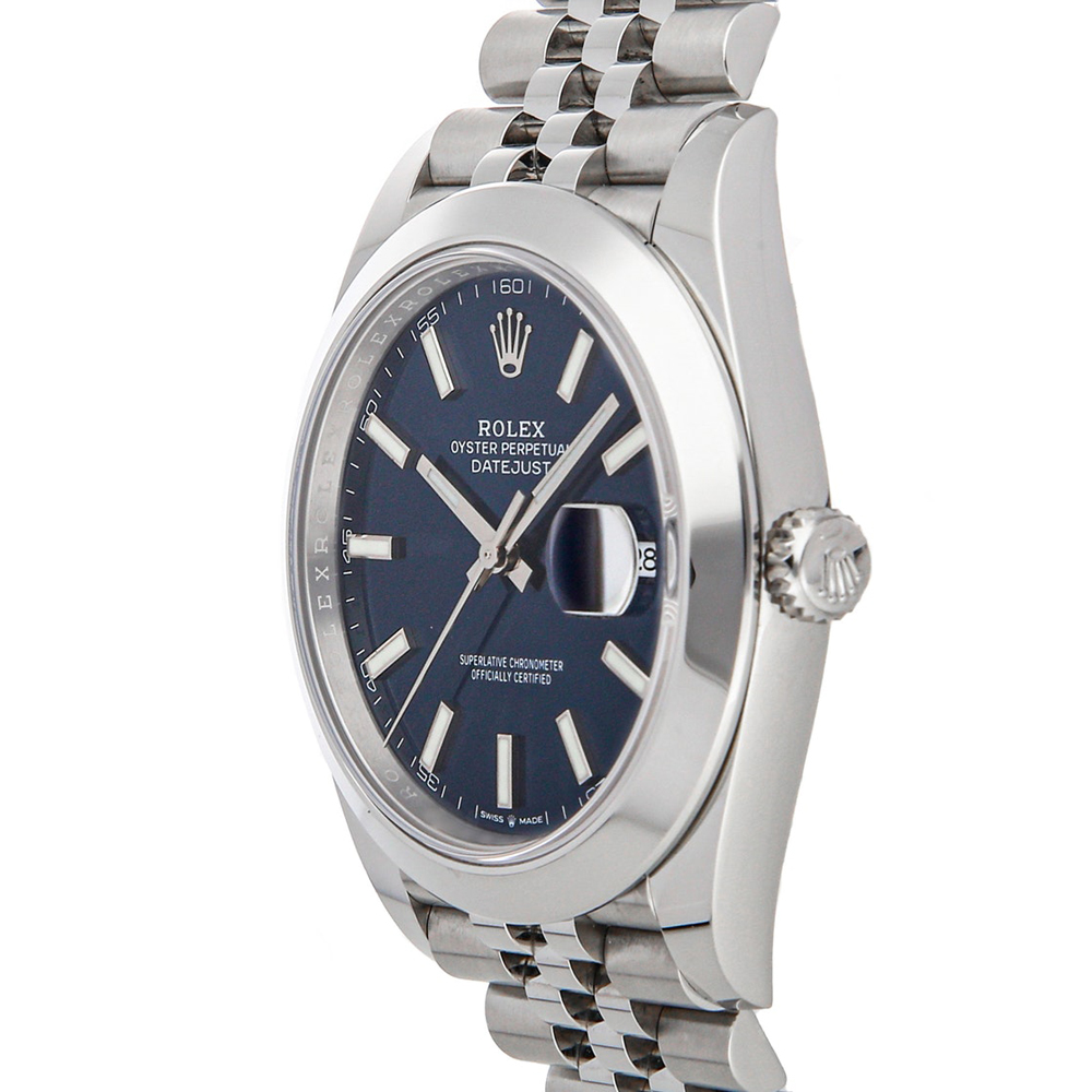 

Rolex Blue Stainless Steel Datejust