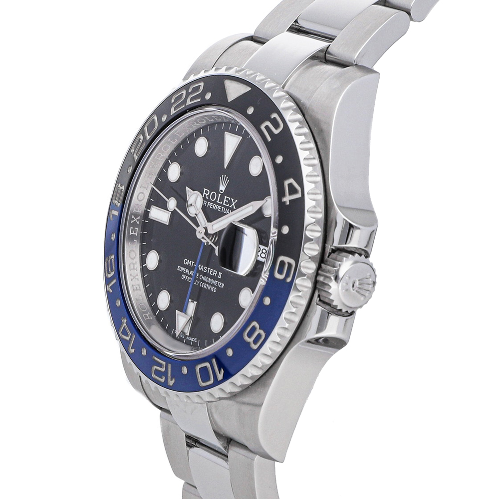 

Rolex Black Stainless Steel GMT-Master II "Batman