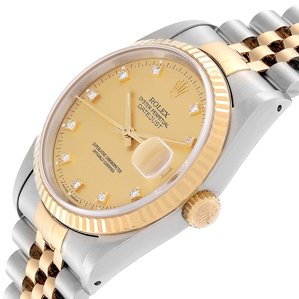 

Rolex Champagne Diamonds, Gold