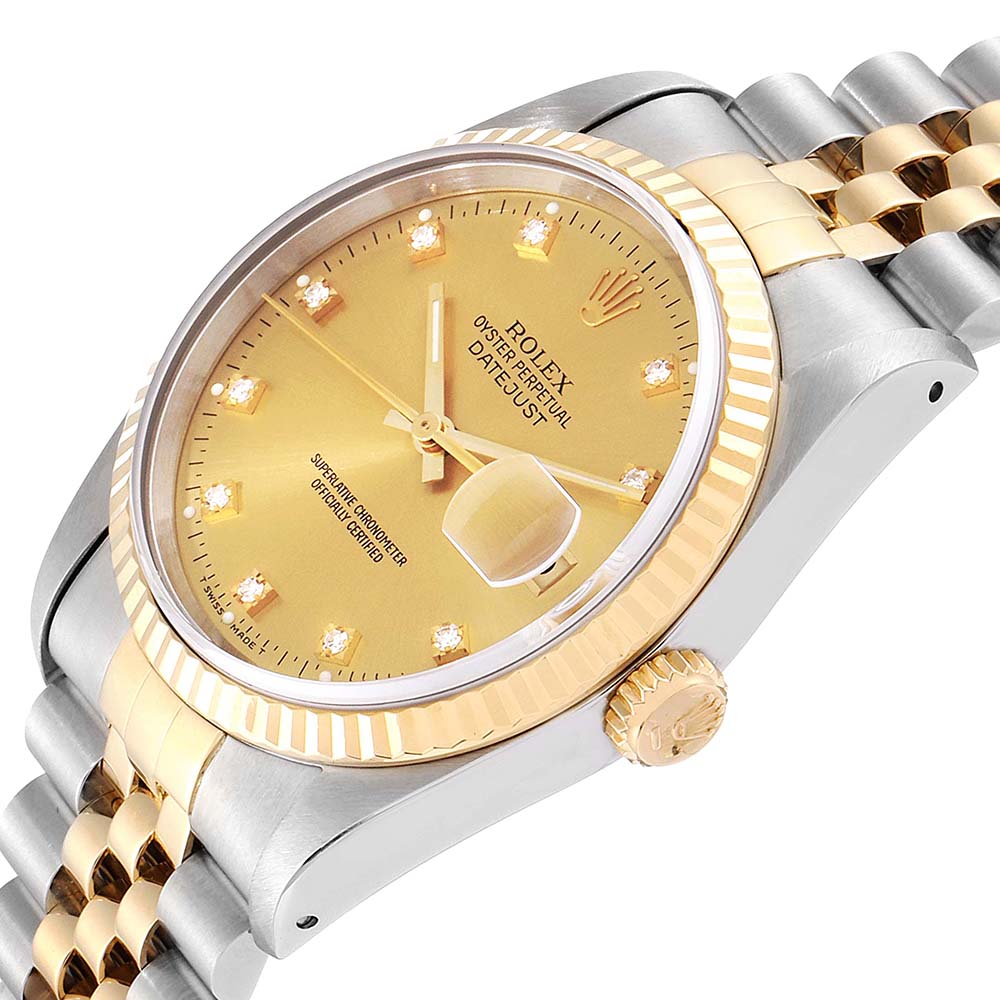 

Rolex Champagne Diamonds, Gold