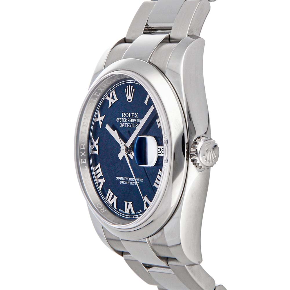 

Rolex Blue Stainless Steel Datejust