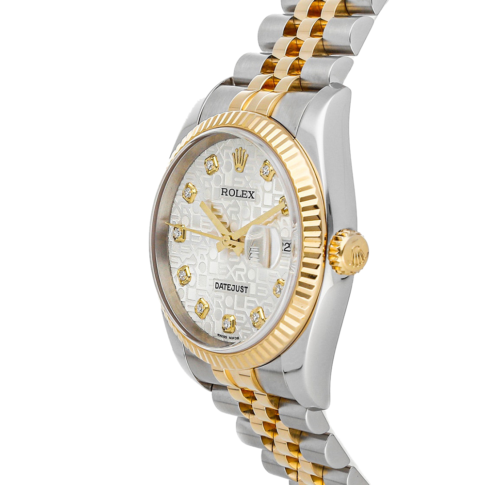 

Rolex Silver Diamonds