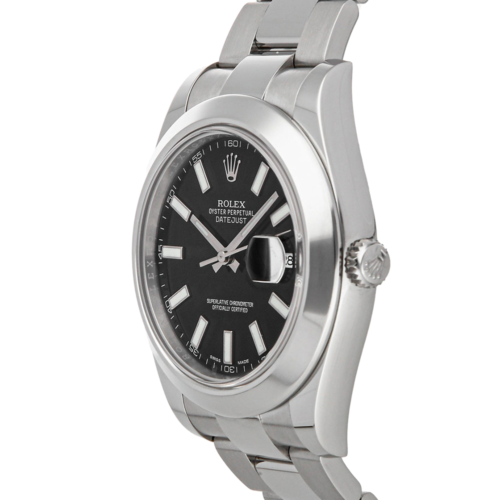 

Rolex Black Stainless steel Datejust II